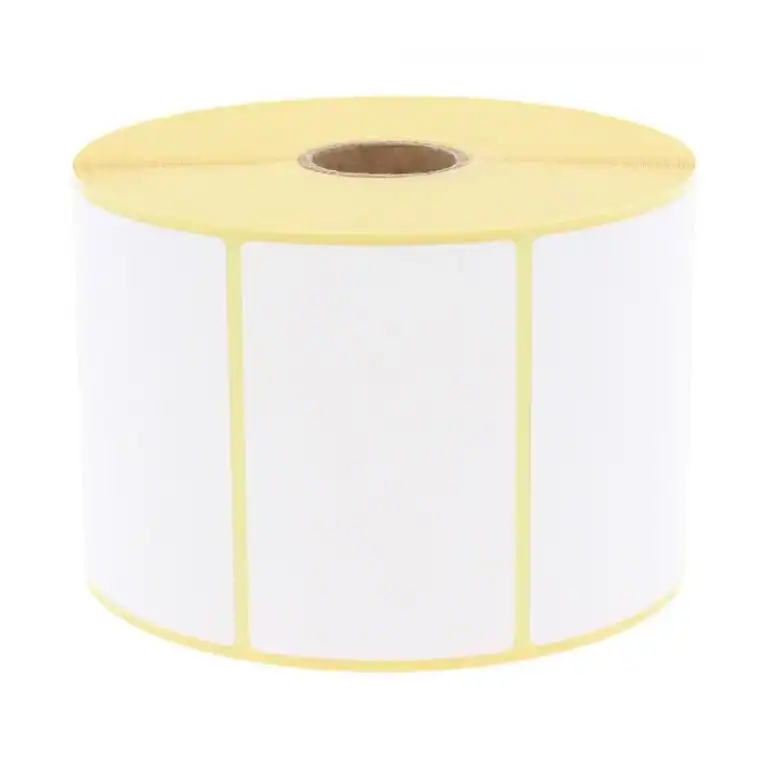 Rouleau etiquettes Blanc Mat 80x50mm 1000 Pack Alliance