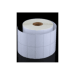 Pack de 4 Rouleaux d'Étiquettes PP Blanc 50x30 mm double piste (8 000 Étiquettes)