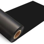 Rouleau de Film de Transfert Thermique Noir Cire/Résine – 110 mm x 300 m