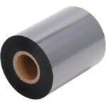 Rouleau de Film de Transfert Thermique Noir Résine – 110 mm x 300 m