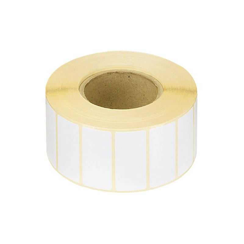 rouleau-de-1000-etiquette-thermique-50x-40-mm-blanc Pack de 3 Rouleaux d’Étiquettes Blanc Mat 50×40 mm (3 000 Étiquettes) – Image 1